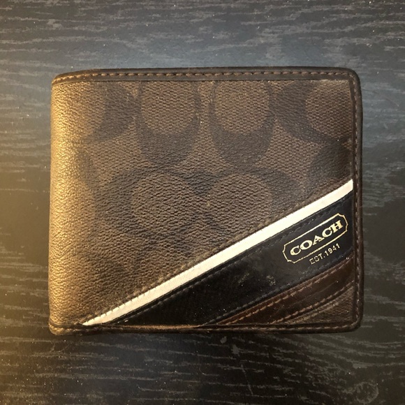 Men’s Coach Credit Wallet with I.D pass case - Picture 1 of 4